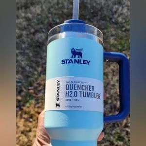 Stanley 40oz Stainless Steel H2.0 Quencher Tumbler Watercolor Blue